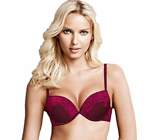 Full Effect Lace Bra W8174 Precious Red 34C