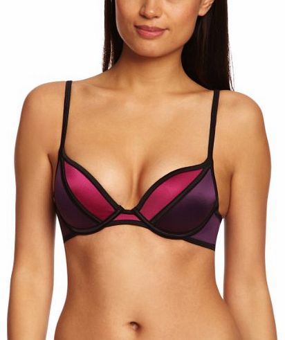 Wonderbra W00CT Glamour Make Up Gel padded bra Purple / Black (34 C)