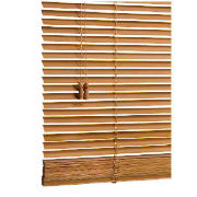 Venetian Blind, 25mm Slats, Oak Effect 105cm