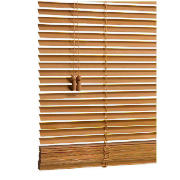 Venetian Blind, 25mm Slats, Oak Effect 120cm