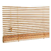 Venetian Blind, 25mm Slats, Oak Effect 75cm