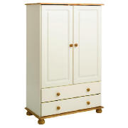 Junior Wardrobe, Cream & Antiqued Pine