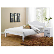 White Double Bed & Nestledown Ortho