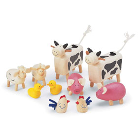 wooden Farm Animals