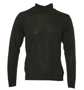 Black Roll-Neck Sweater