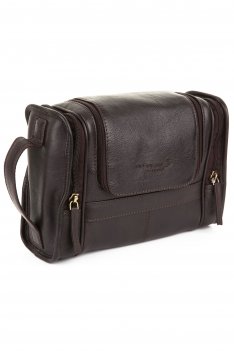 Extra Soft Leather Washbag