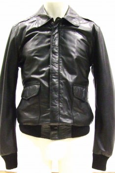 Leather Bomber Jacket