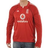 Adidas England Training TWENTY 20 Shirt Red/Navy Medium