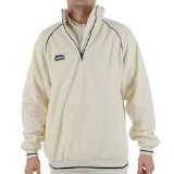 Slazenger Cricket Pullover Junior Cream XL Boys