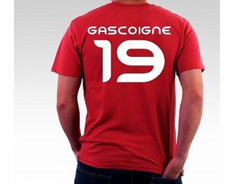 Gazza 19 Red WT T-Shirt Small ZT