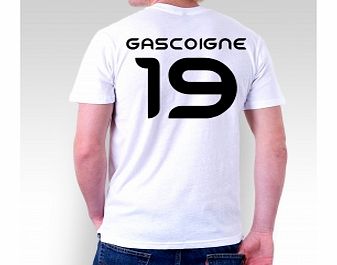 Gazza 19 White T-Shirt Small ZT