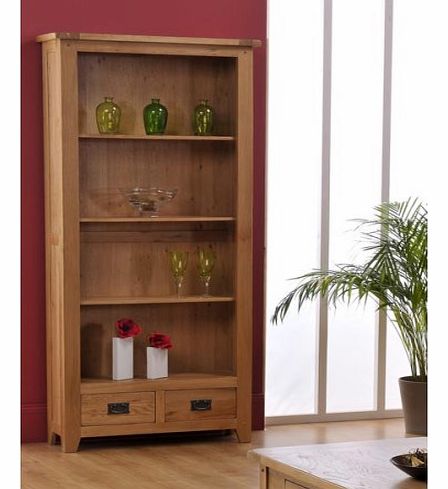 World Furniture Cabos 3 Shelf 2 Drawer Bookcase