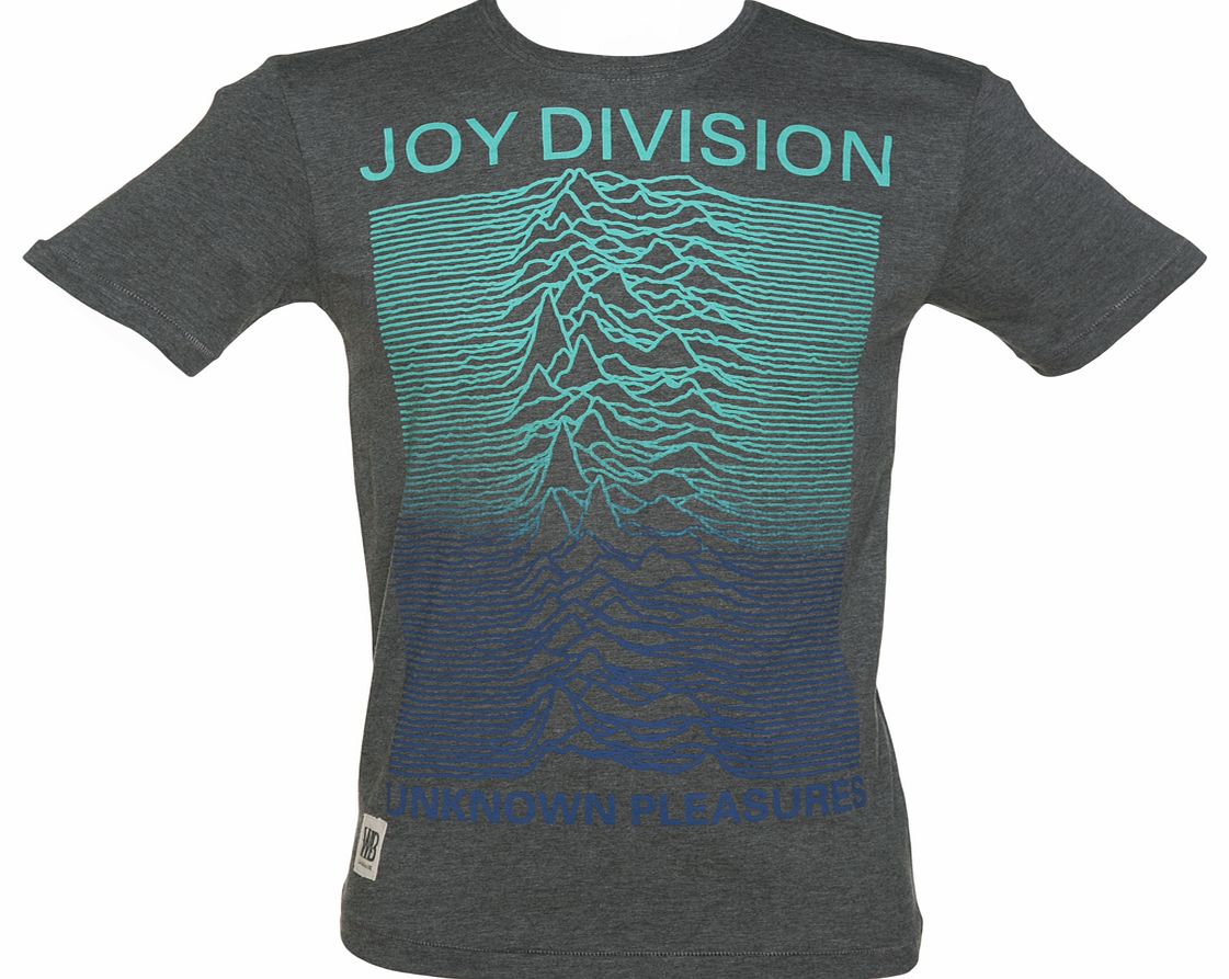 Mens Grey Marl Joy Division Unknown Pleasures