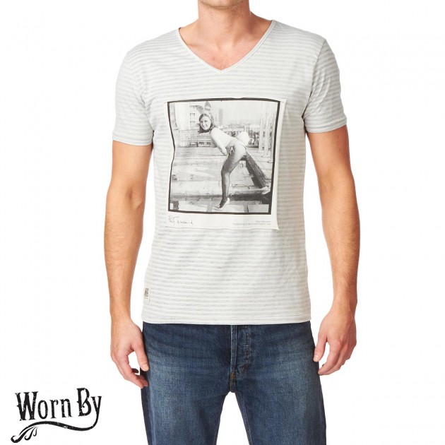 Mens Worn By Playboy Bunny T-Shirt - Reverse