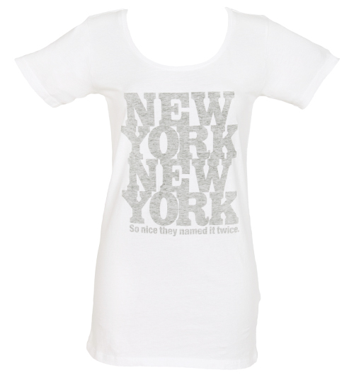 Ladies New York New York Rod Stewart Scoop Neck