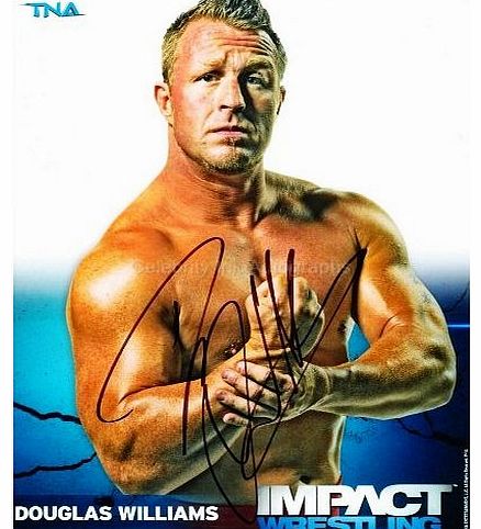 DOUG WILLIAMS aka Doug Durdle - TNA Wrestler GENUINE AUTOGRAPH