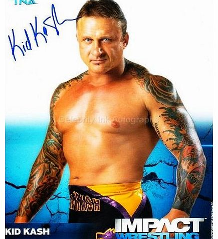 KID KASH aka David Cash - WWE / TNA Wrestler GENUINE AUTOGRAPH