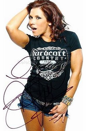 MICKIE JAMES - WWE/TNA Wrestling Diva GENUINE AUTOGRAPH