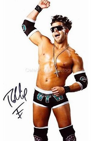 ROBBIE E aka Robert Strauss - TNA Wrestler GENUINE AUTOGRAPH