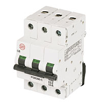 6A Triple Pole Type C MCB 10kA