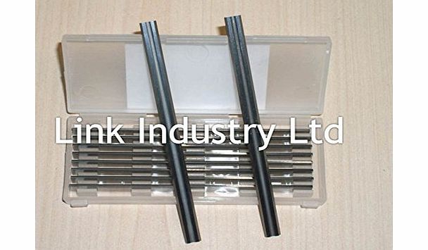 10 x 82mm TUNGSTEN CARBIDE PLANER BLADES for Bosch, DeWalt, Trend, Makita, Metabo, Ryobi amp; Elu