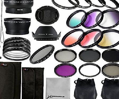 28 in 1 Super Kit 52mm Essential Lens Filter Set for Nikon D7100 D7000 D5200 D5100 D3200 D3100 D3000 D90 D4 D3X D800 D700 D600 D300S D300 D7100 D7000 D5200 D5100 D5000 D3200 D3100 D3000 D90 D80 D70 D6