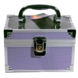 Cosmetic Make-up Groovy Vanity Case Purple Brand New