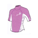 Girls OSX Wetsuit Rash Vest Pink 8-9