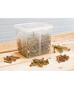 Chipboard Screw Set 580 Pieces