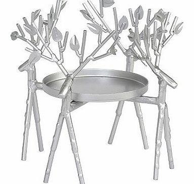 Yankee Candle Jar Holder Silver Reindeer 10179650