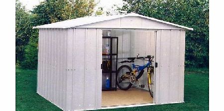 Yardmaster Apex Metal Garden Shed - 8 x 7ft