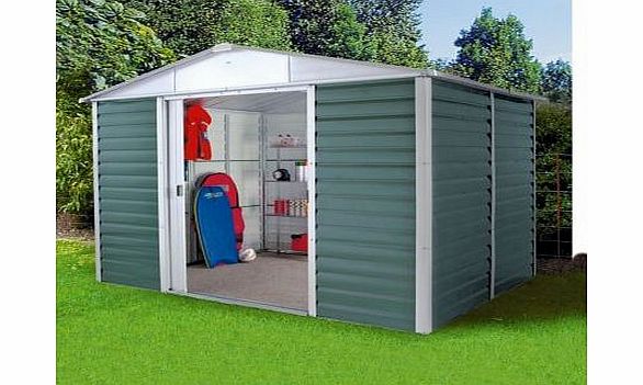 Yardmaster Metal Apex Shiplap Shed - 10 x 12ft