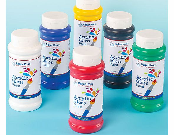 Acrylic Paint - 500ml Single Colours - White