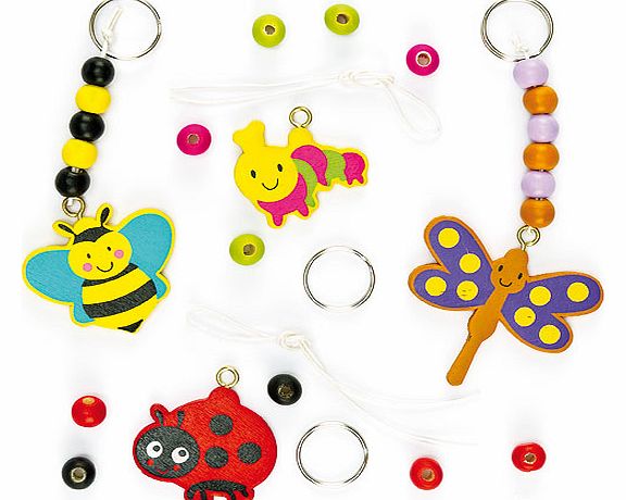 Bug Keyring  Bag Dangler Kits - Pack of 4