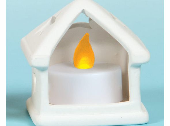 Ceramic Lantern Tealight Holders - Pack of 4