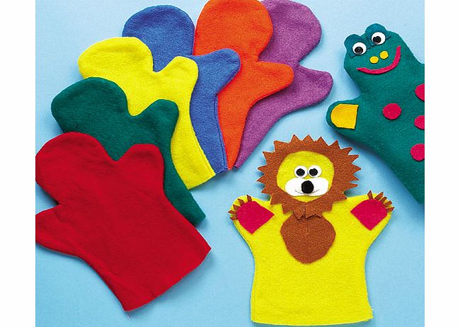 Design-a-Felt Hand Puppet - Pack of 6