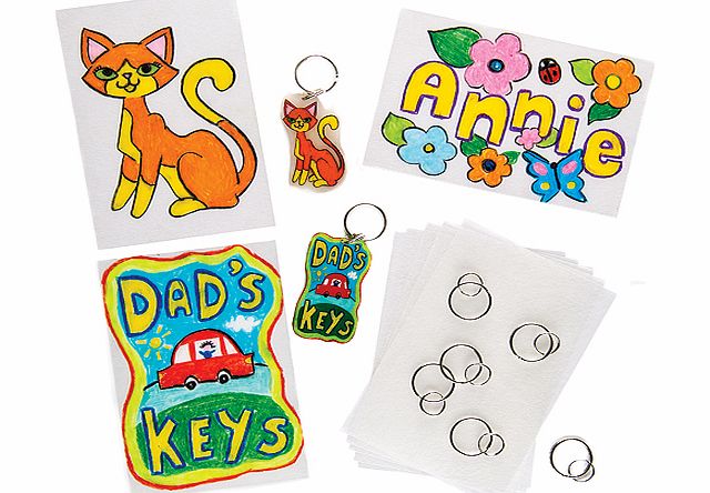 Design a Super Shrink Keyring Kit - Pack of 6