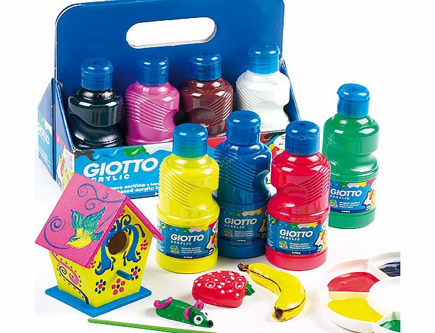 Giotto Acrylic Paint - Box of 8