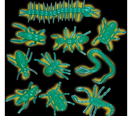 Glow in the Dark Creepy Crawlies - Pack of 40