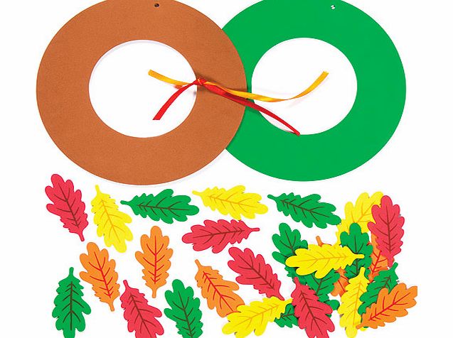 Leaf Wreath Decoration Kits - Pack of 2