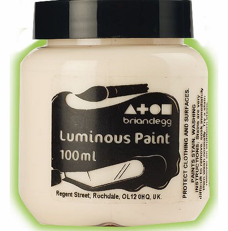 Luminous Glow in the Dark Paint - 100ml jar