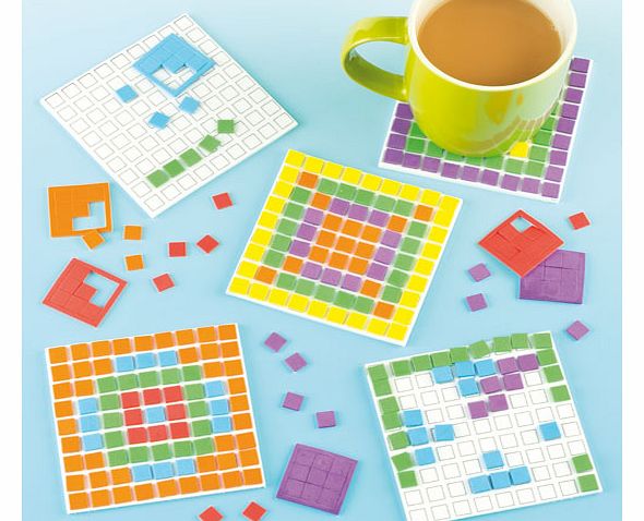 Mosaic Foam Coaster Kits - Pack of 6