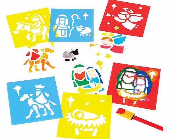 Nativity Stencils - Pack of 6