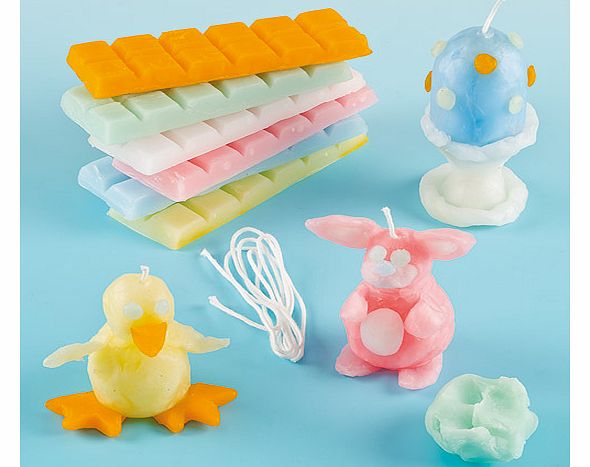 Pastel Candle Making Kit - Per pack