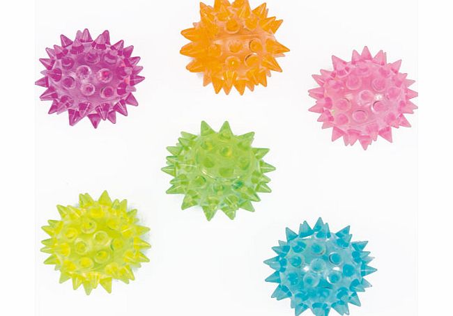 Spiky Bouncy Balls - Pack of 6