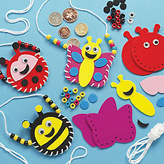 Bug Necklace Coin Purse Kits