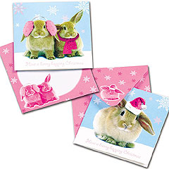 yellowmoon Christmas Bunnies