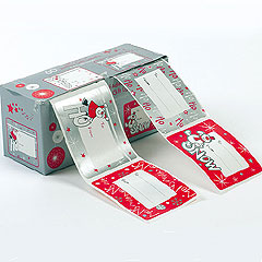 Large Festive Self-Adhesive Labels