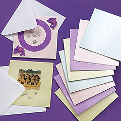 Pearlised Card Blanks