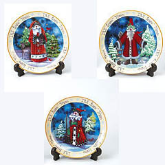 Porcelain Xmas Plates